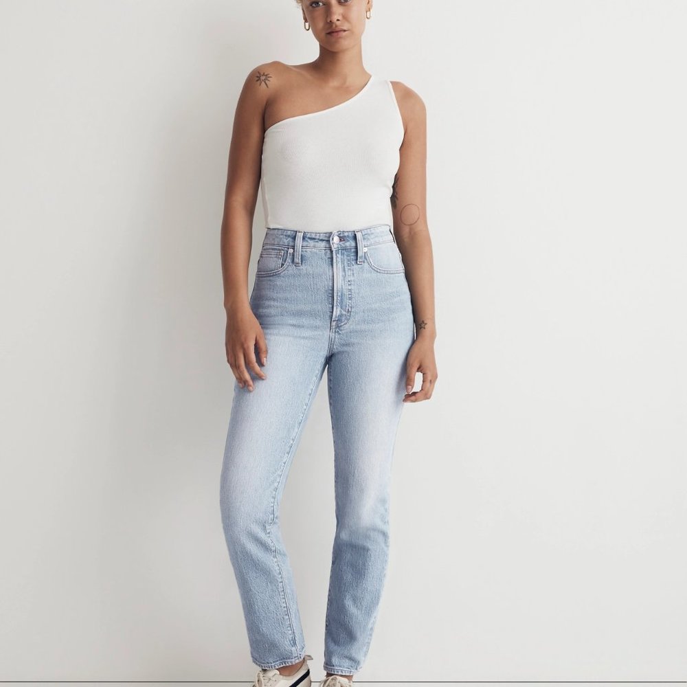 Madewell Curvy Perfect Vintage Jean (Size 28) in Merle Wash